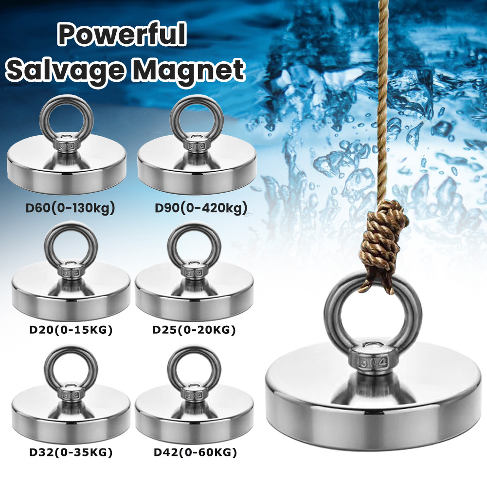 Magnet Super Kuat Magnet Fishing Magnet Pancing Magnet Neodynium Kuat Magnet Bulat Magnet Neodymium 