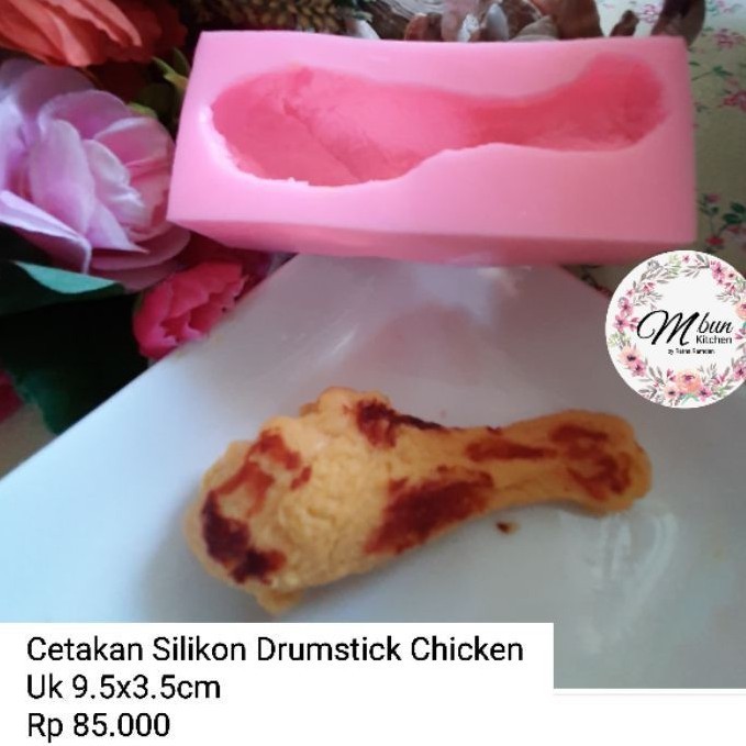 Cetakan Silikon Drumstik Chicken (paha bawah Ayam)