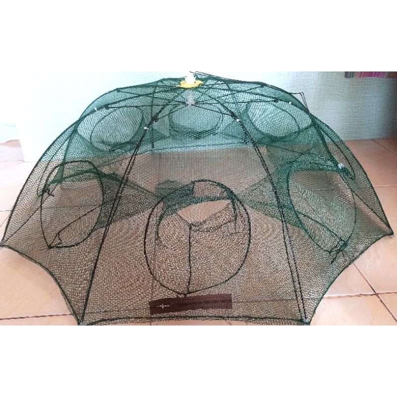bubu payung,perangkap ikan dan udang 8 lubang