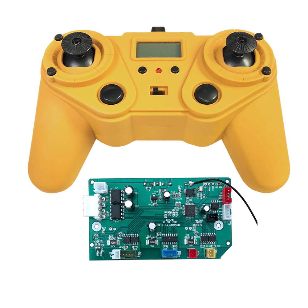 New 23CH 2.4G Rao Receiver Parts Transmitter 7.4V Receiver Board for Huina 1580 580 Metal Excavator 