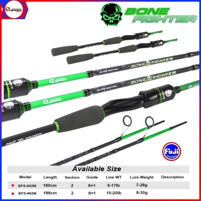 JORAN PANCING EUPRO BONE FIGHTER BFS562ML-602M-662MH-702MH | SPIN CASTING | GALATAMA -