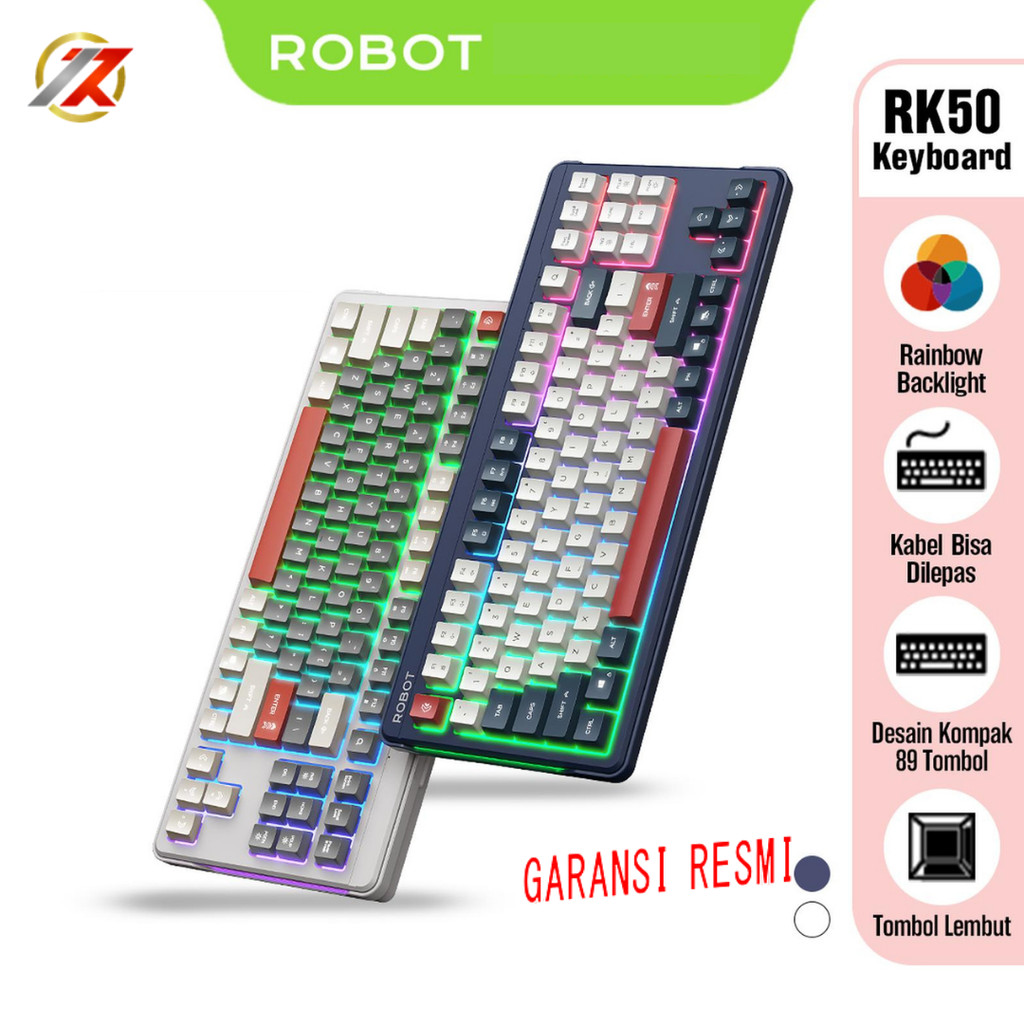 Keyboard ROBOT RK50 MEMBRANE GAMING KEYBOARD 89KEY