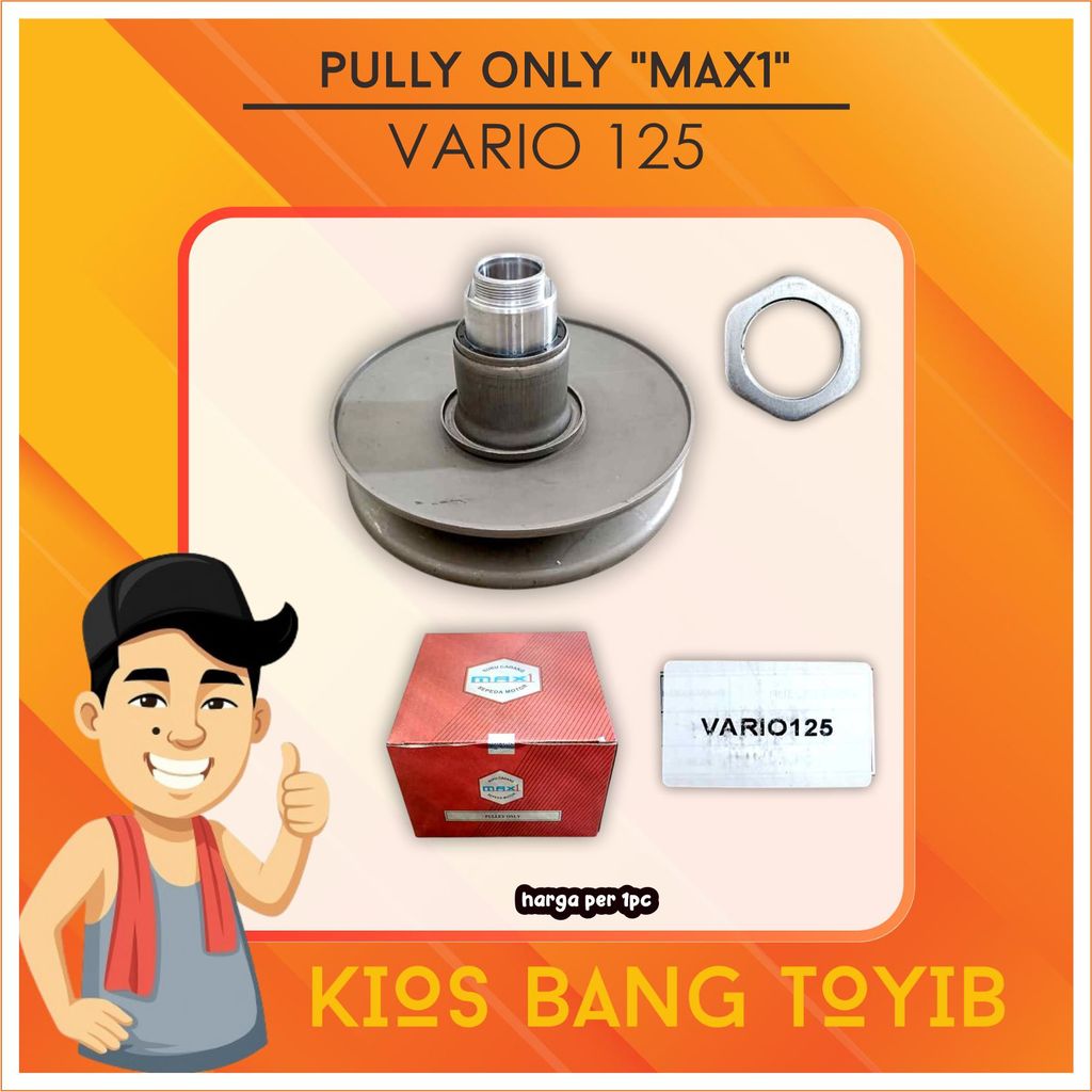 (MAX1) Pully Only VARIO 125 KZR Puli Only Vario 125 Pulley Belakang Vario 125