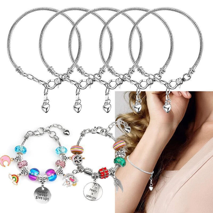 Bracelet Gelang Rantai Anti Karat Wanita Pandora Titanium Aksesoris