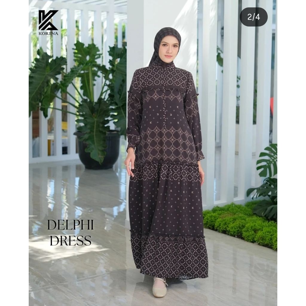 Korina Original. Dress Korina Delphi Series. Gamis Korina
