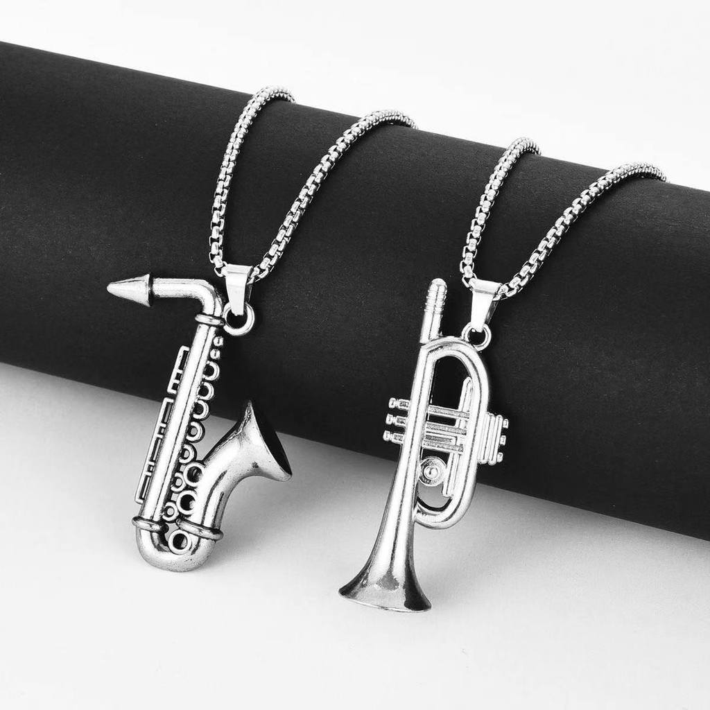 Kalung Gantung Gitar Musik Fashion Wanita yang Dipersonalisasi