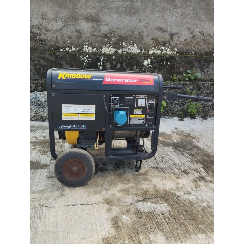 IRH Jual Genset Krisbow 8000Watt Kondisi Mulus Tambun Selatan Bekasi