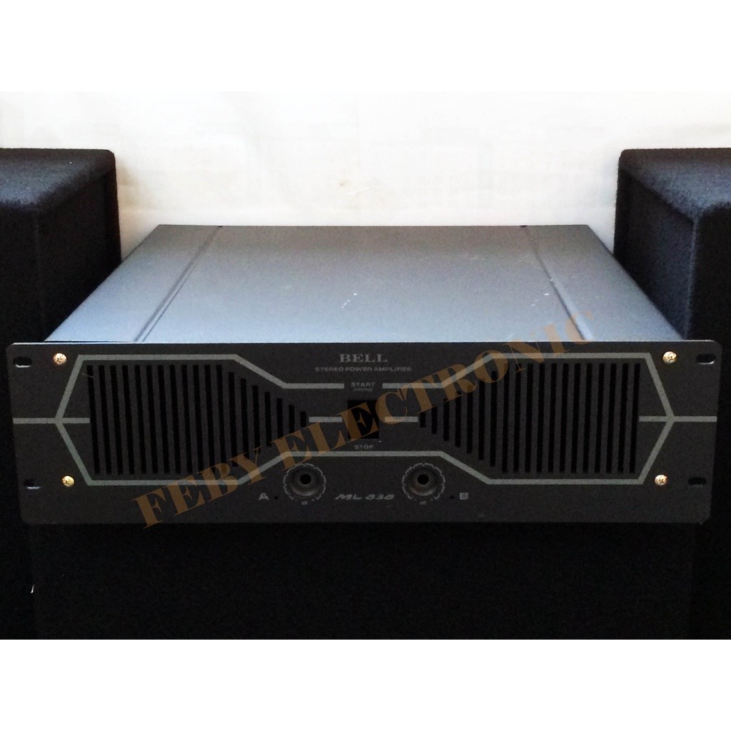 BOX BELL ML 838 STEREO POWER AMPLIFIER box powerMurah