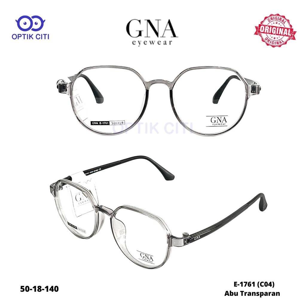 Frame Kacamata  Wanita Bulat GNA 1761 Eyewear Original Ringan