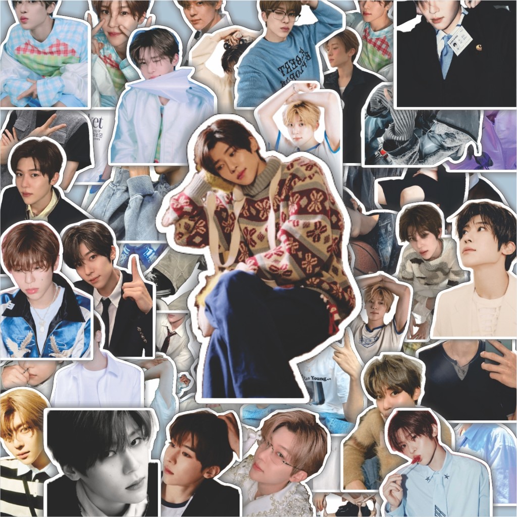 100PCS Lucu Stiker Oh Sion (Nct Wish) Stiker Aesthetic Stiker Anti Air Stikers Berperekat Waterproof