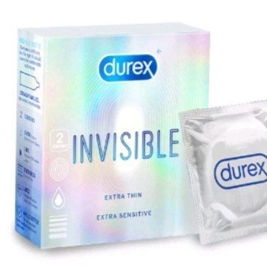 PRIVASI AMAN promo murah durexx invisible isi 2 TN -RINAMARTT-