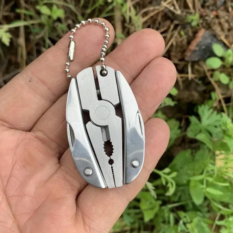 Portable Pocket Multitool 420 Stainless Steel Multitool Pliers Knife Screwdriver for Outdoor Surviva