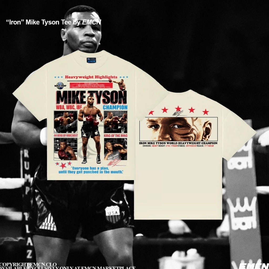 EMCN Oversized Tee IRON Mike Tyson