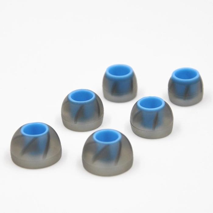 QKZ Blue Silicone Eartips Wide Bore