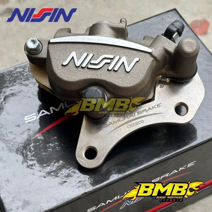 Kaliper Cakram Nissin Samurai RX King / Jupiter Z disc 260mm Original kepala babi nissin ori - Grey