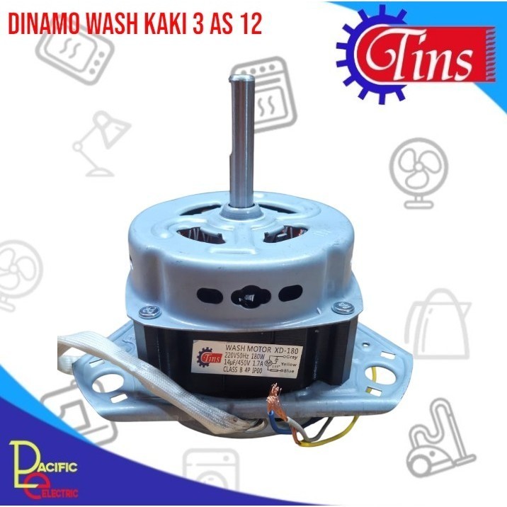DINAMO WASH KAKI 3 180 WATT DINAMO Mesin PENCUCI WASH MOTOR XD 180 Watt PENGGILING no 27