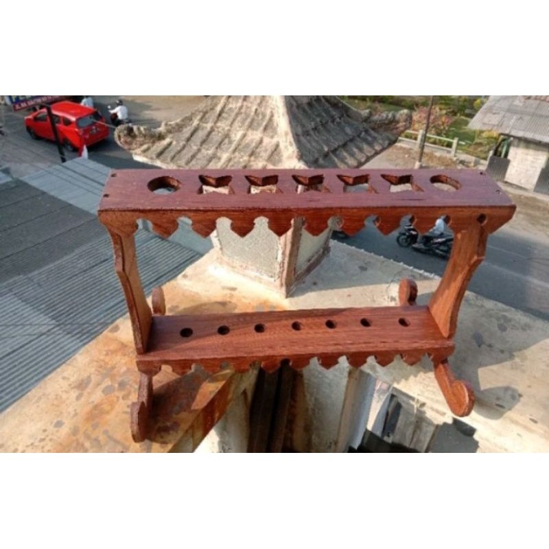 Jagrak Keris Isi 7 Plitur Finishing Tumbak LS33+ bk keris megantara gligir nomnoman pb kartasura