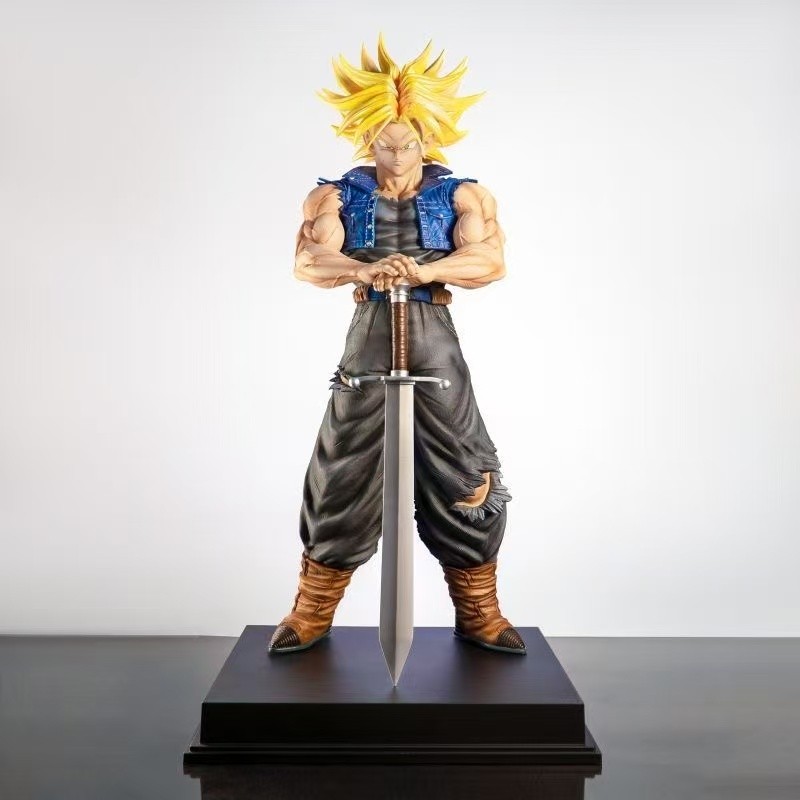 Jt Statue Dragon Ball Z Trunks Figure 53cm/20.87inch Future Trunks Super Saiyan Action Figures Colle