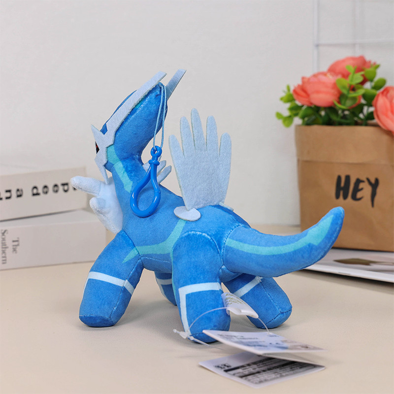 7" Cute Pokemon Plush Dialga Pendant Stuffed Toy Keychain Soft Doll Gift