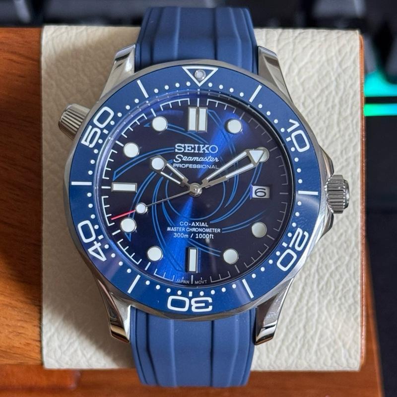 Seiko Seamaster Blue Spectre 007 Co Axial NH35 Automatic