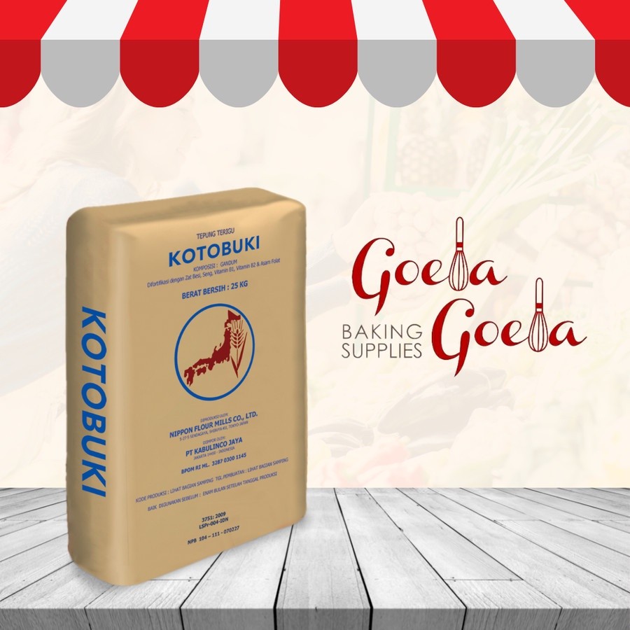 Tepung Terigu Wheat Flour Kotobuki 25 kg