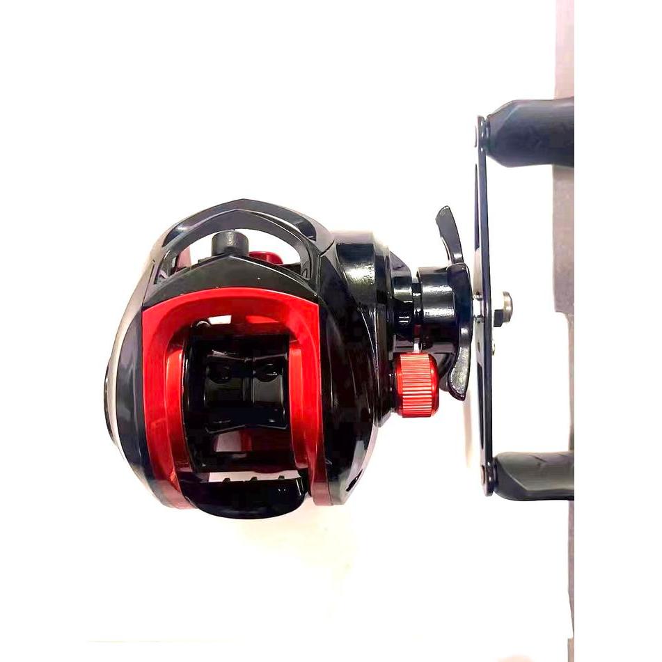 REEL PANCING BC BAITCASTING MURAH 7.2:1 HANDLE KANAN / KIRI 17+1BB - Merah, KANAN