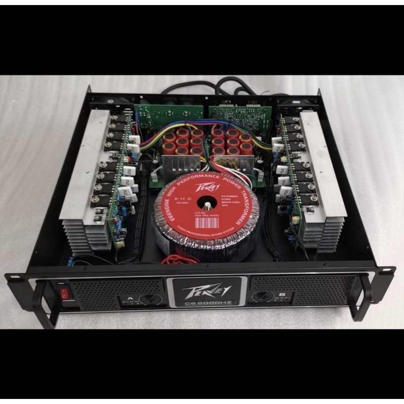 GS POWER AMPLIFIER PEAVEY CS8000HZ/CS 8000 HZ CA 8000 BARU NEW WITH CROSSOVER