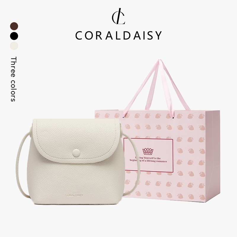 CORALDAISY Tas Wanita 2025 Tas Selempang Simple Elegan Tas Bahu Tas Fashion Slingbag Shoulder Bag