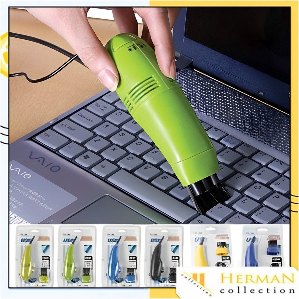 Vacuum Cleaner Usb Portable Slim Untuk Laptop Keyboard Pc Meja Desktop
