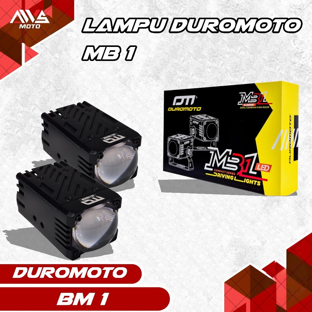 LAMPU DUROMOTO MB1, DUROMOTO MB1 MIRIP BILED, LAMPU MOTOR, LAMPU MOBIL