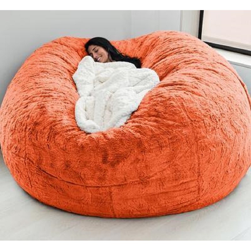 Dropshipping Big Bean Bag Sofa Puff No Filler Floor Seat Futon Lazy Sofa Bed Couch Tatami Comfy Loun