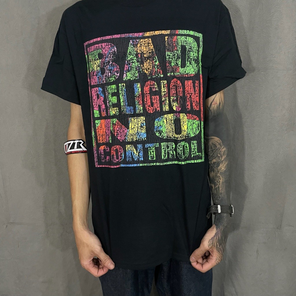 ORI T Shirt Band Official BAD RELIGION - NO CONTROL DISTRESS Original
