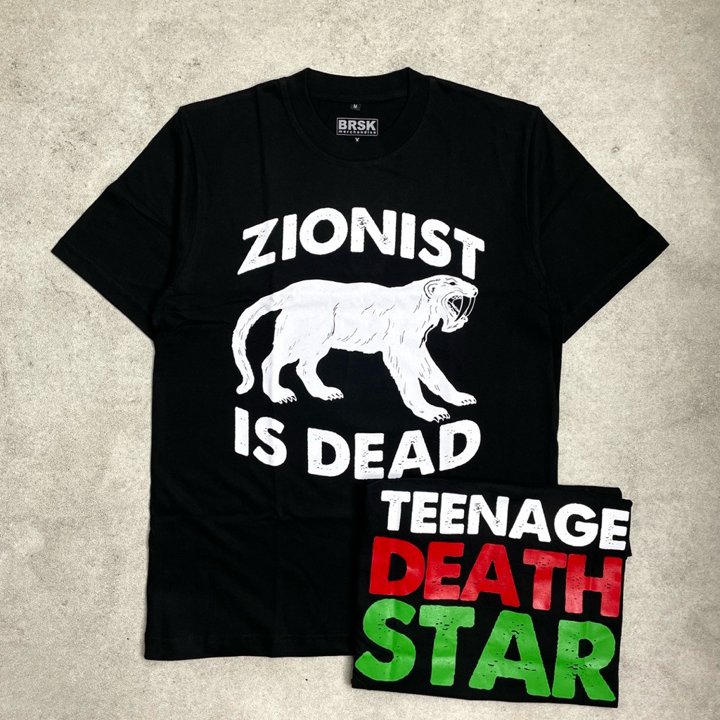 <Kaos Katun> Teenage Death Star - Zionist Is Dead | Tshirt Black Original Merchandise
