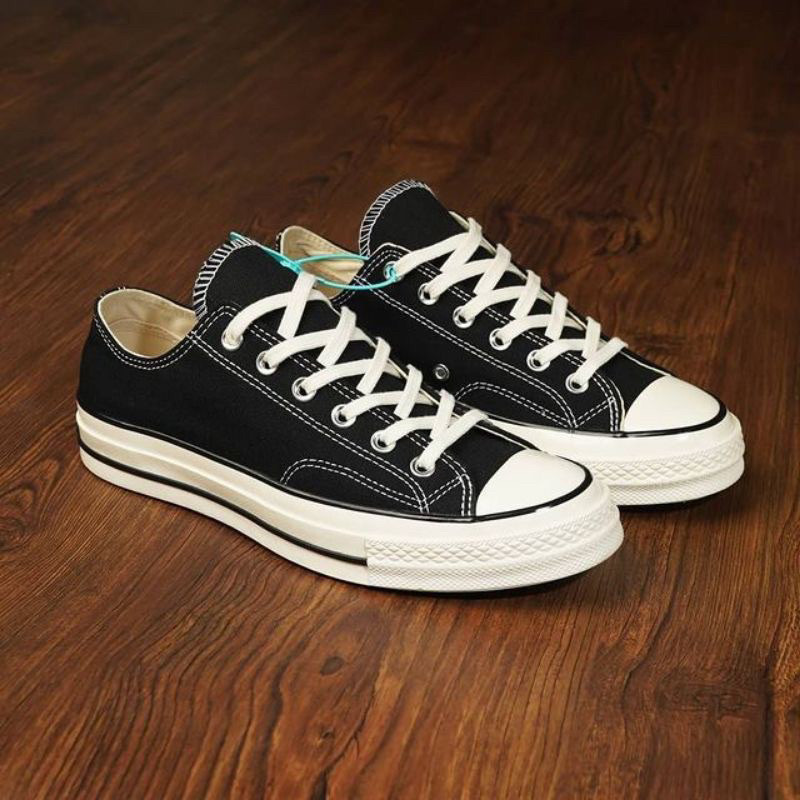 SEPATU SEKOLAH HITAM PUTIH ANAK SD SMP COWOK CEWEK Murah