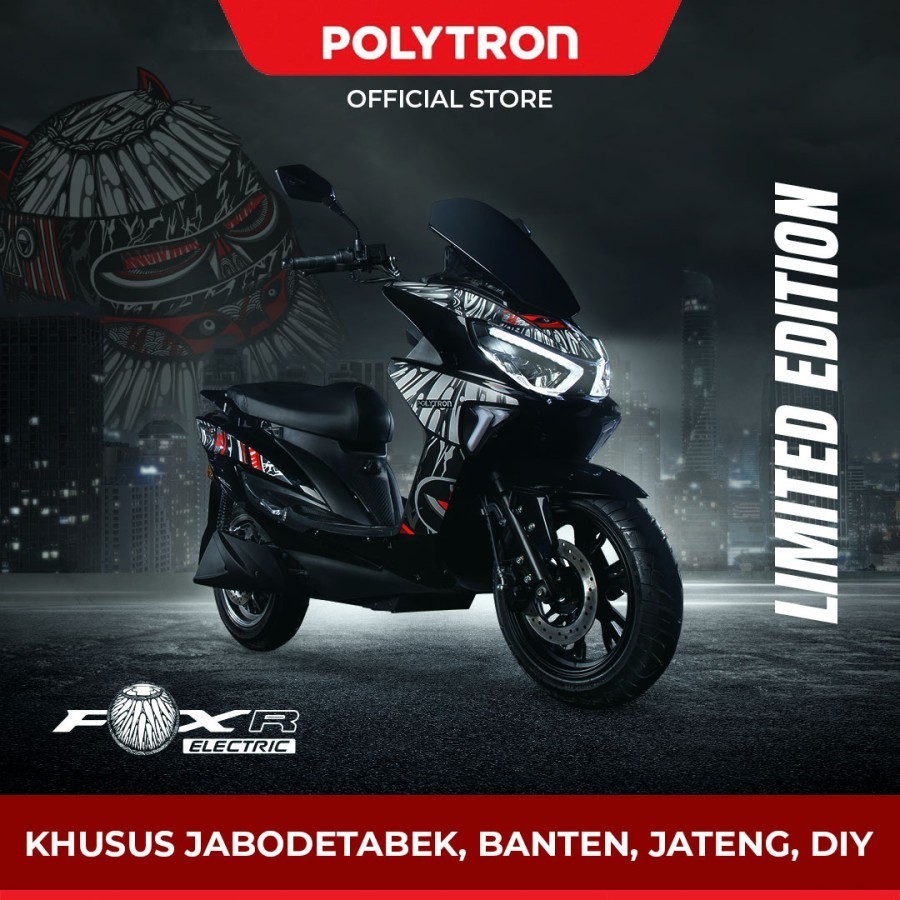 SUBSIDI POLYTRON Fox R Sepeda Motor Listrik - OTR luar Jabodetabek