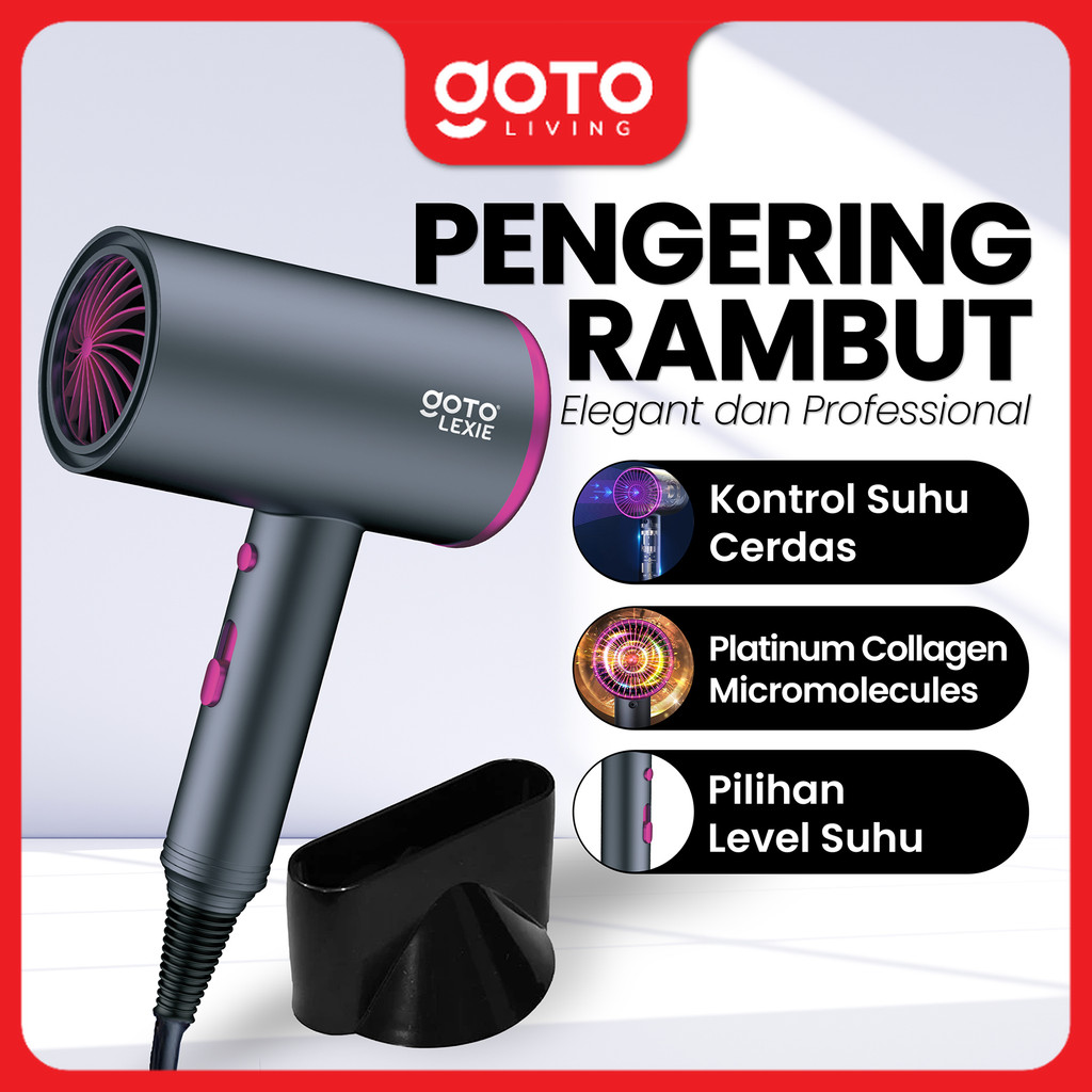 Goto Lexie Pengering Rambut Hair Dryer Professional Multifungsi