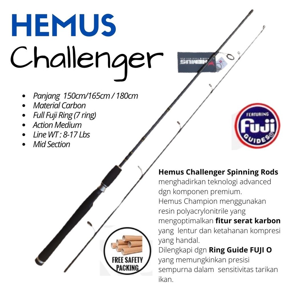 Joran Hemus CHALLENGER Carbon Solid - Full FUJI
