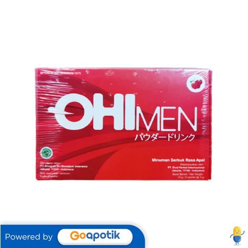 Ohimen Minuman Serbuk Rasa Apel 3 Gram Box 5 Sachet
