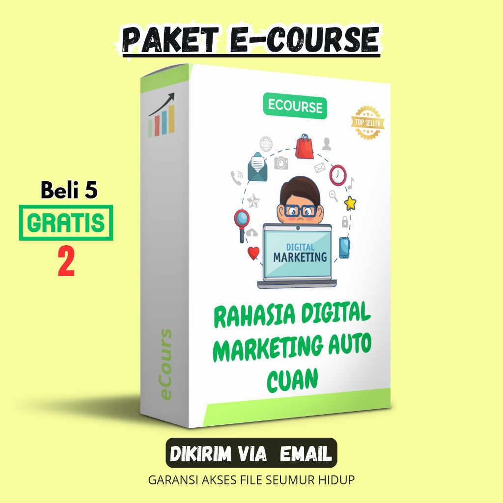 (21) ECOURSE - Rahasia Digital Marketing Auto Cuan