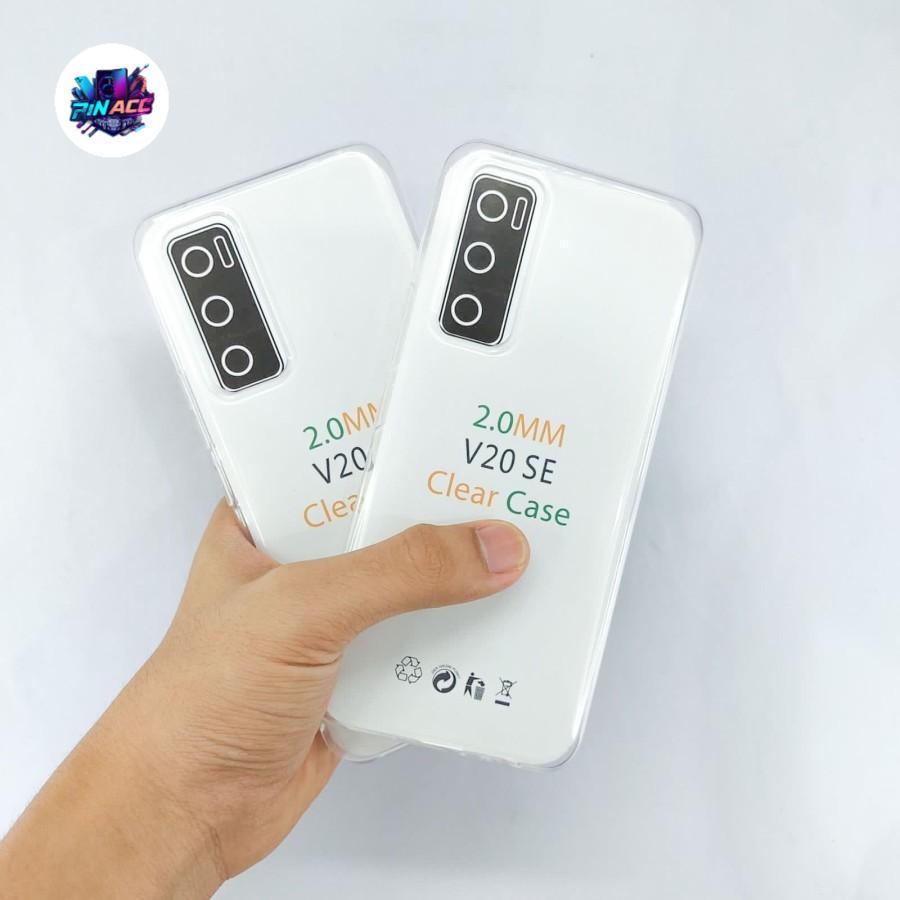 Softcase Transparan Untuk Vivo V20 SE Casing Bening Clear Case Polos Cover Protector Handphone