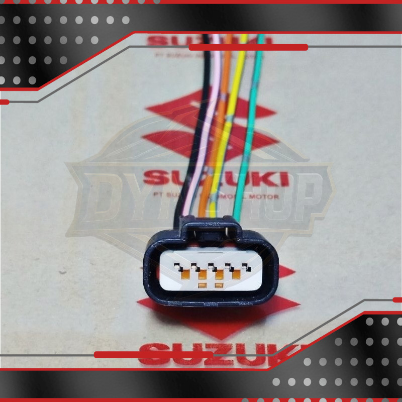 Soket Sensor TPS MAQS Suzuki Satria Fu/GSX/Nex/address Soket kabel Sensor TPS MAQS Throttle body Suz