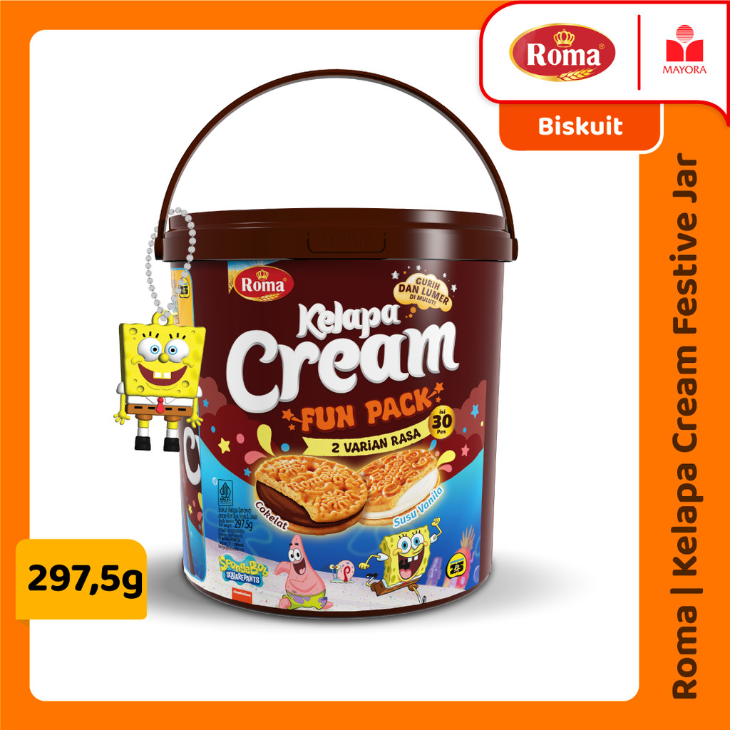 Biskuit Roma Kelapa Cream Festive Jar