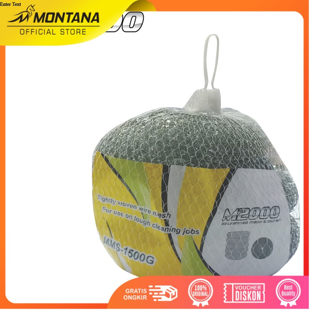 M2000 Sabut Stainless Kawat Cuci Piring Ekonomis/ MMS-1500G
