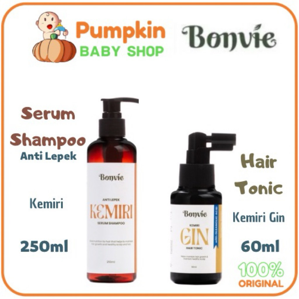 BONVIE Serum Shampoo Gin Tonic - Bonvie Sampo dan Tonic