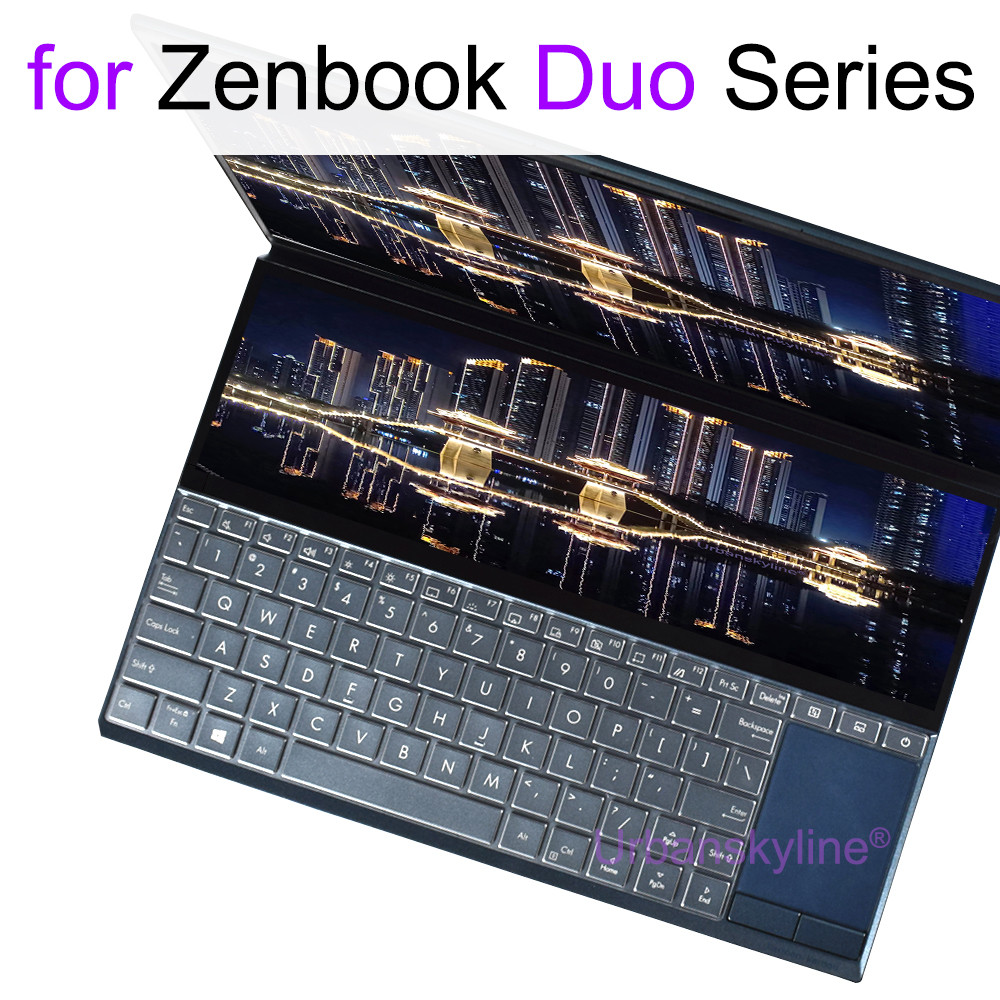 Keyboard Cover for ASUS Zenbook Pro 15 Duo 14 OLED UX8402 UX482 UX4100 UX481 UX4000 UX582 UX581 Sili