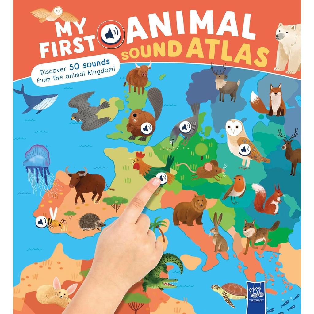 My First Animal Sound Atlas Original book buku aktivitas