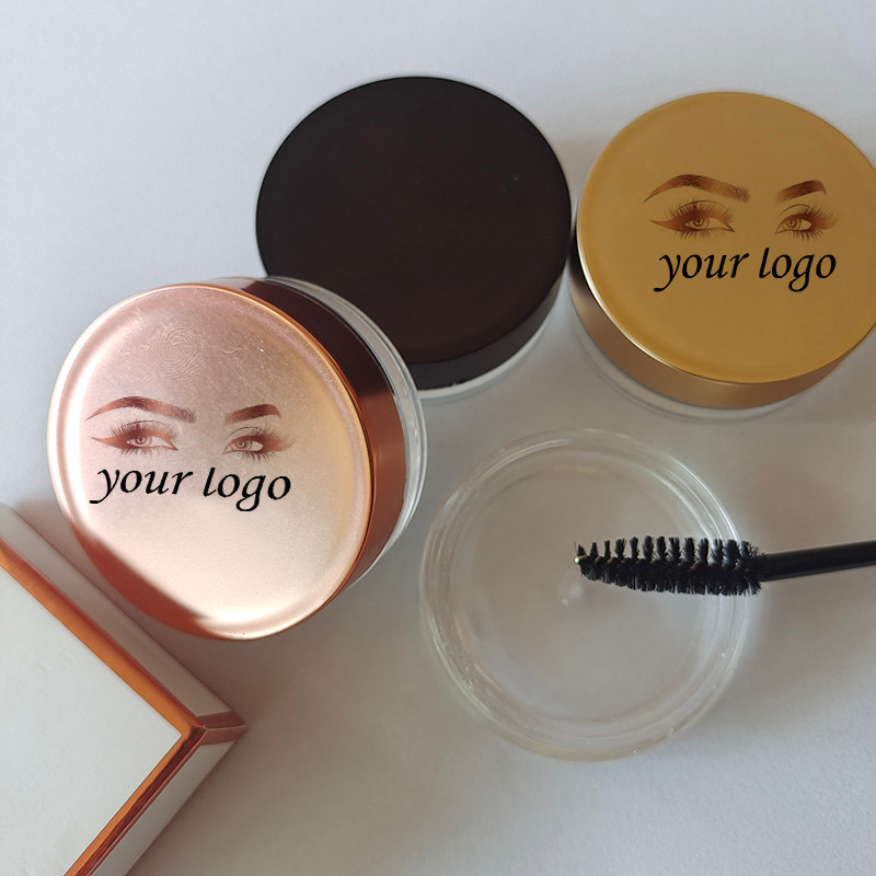 Gel Penata Alis Kustom Sabun Pembentuk Alis Mata Gel Tahan Air Set Lilin Transparan Label Pribadi Ri