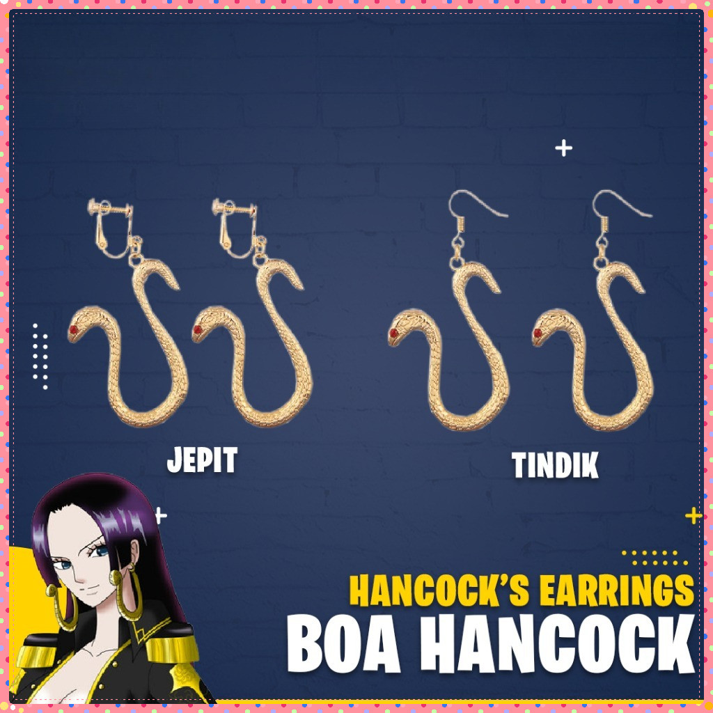 Anting Anime One Piece Boa Hancock Cosplay