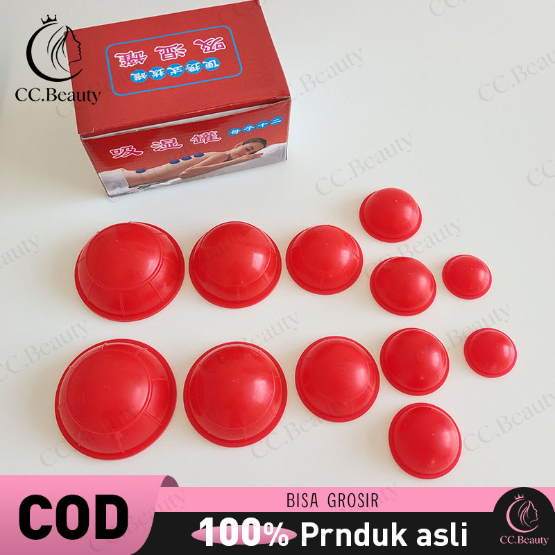 Kop Angin New Rubber Kop  CPU Set Bekam Bahan Karet Silikon set