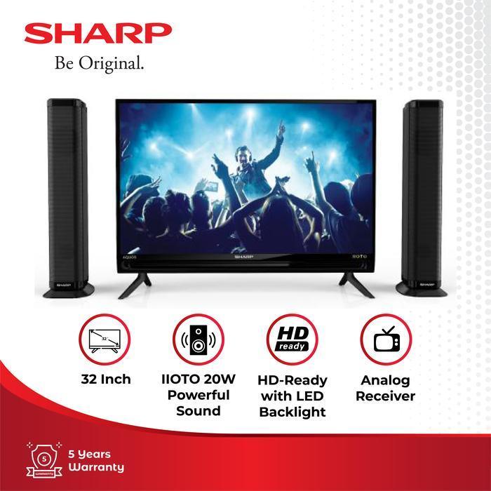 Televisi Layar LED HD SHARP 32 inci 2T-C32BB1i-TB
